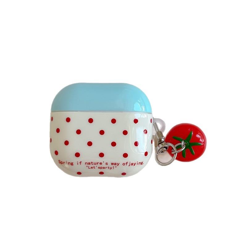 Korean polka dot cute AirPods 1 generation earphone case for Apple Bluetooth headset 1st generation Pro1st generation