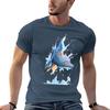 Diving Kingfisher Tshirt No Iron Casual Short Sleeve Top