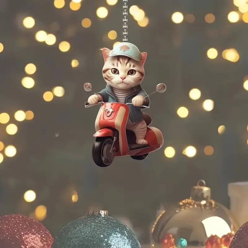 Kungfu Acrylic Car Pendant With Hanging Design For Automotive Interior Decor