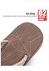 Men's 2025 High-End Summer Flip-Flops - Casual Beach Slippers with Thick, Squishy Sole and Non-Slip, Wear-Resistant Toe Post.
