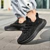Men's Summer Hollow Mesh Mesh Thin Breathable Anti-Odor Sports Soft Sole Man Casual Trendy Shoes Lightweight Running Plus Size