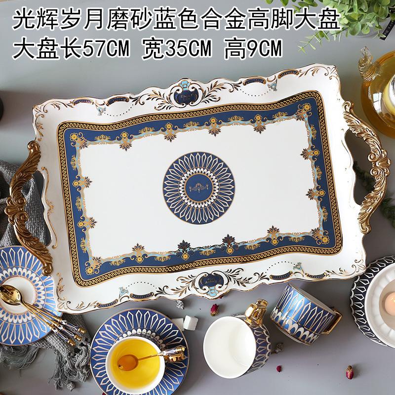 Ceramic Afternoon Tea Flower And Fruit Teacup Tea Set Household Flower Teapot Set Fruit Glass Pot With Filter Candle Heating