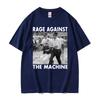 Camisetas Divertidas de Meme de Bernie Sanders Camiseta Gráfica Rage Against The Machine para Hombre Mujer Verano Calle Alta Camisetas de Manga Corta