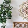 Lotus Wall Sticker Mandala Wall Decal Repositionable