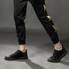 Trendy casual men's shoes Fashion minimalist and design styles Daily office Outdoor street High quality youth shoes Black New