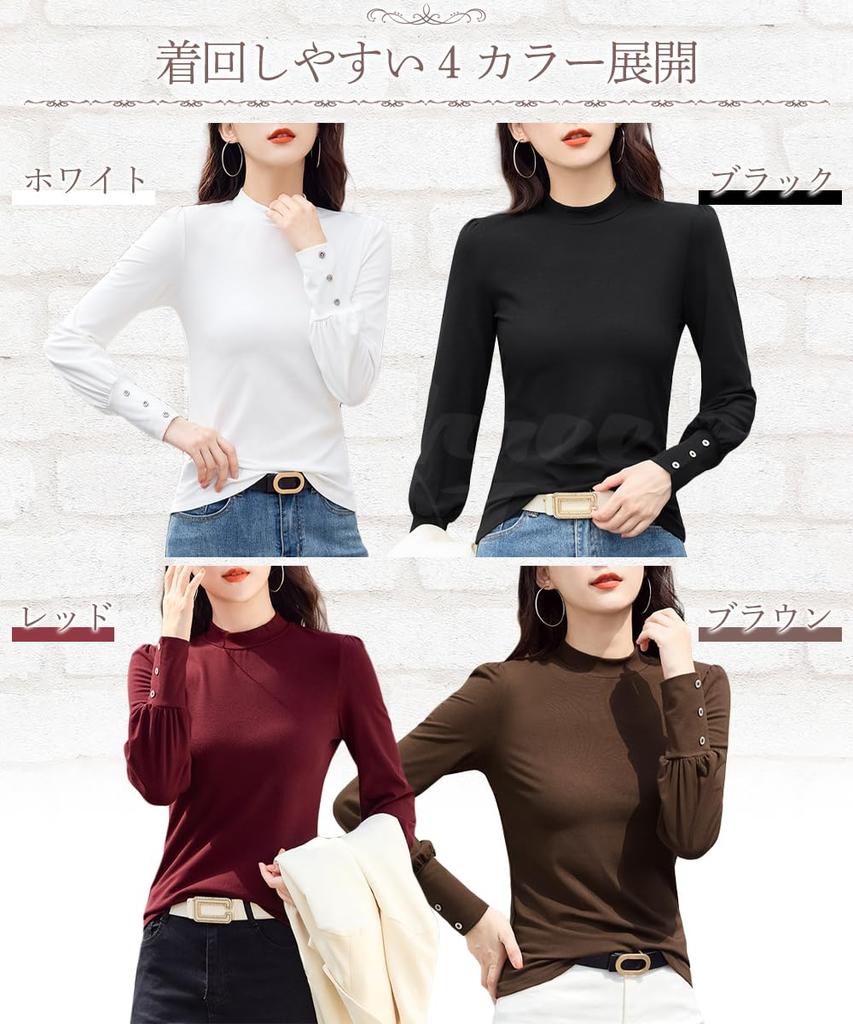 three Joy Women's Long Sleeve Fleece-Lined Golf Polo Shirt, Black, Size L