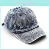 Casquette de Baseball en Jean de Coton à Visière Courbe Imperméable Respirante Chapeau de Soleil Pour Activités Extérieures