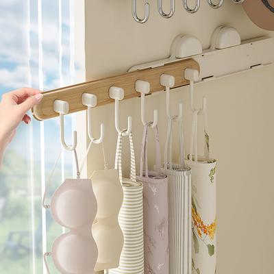 Suction Cup Hook Retractable Design Hanger Strong Load-bearing Simple Installation Bathroom Kitchen