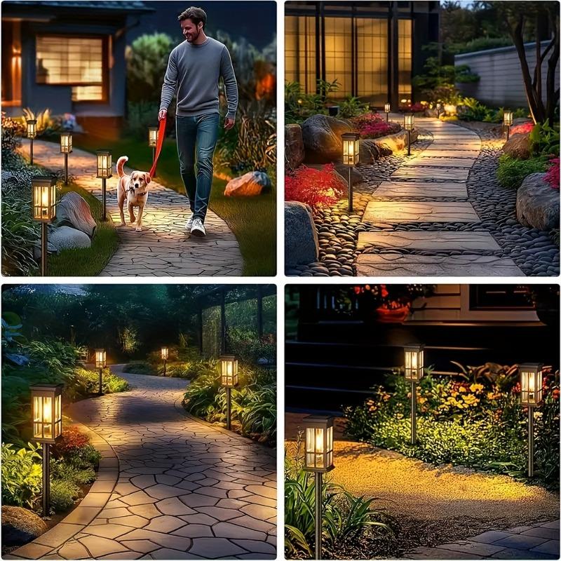 Solar Path Light Outdoor Waterproof  Landscape Lighting Suitable for Trail Terrace Lawn and Courtyard Decoration