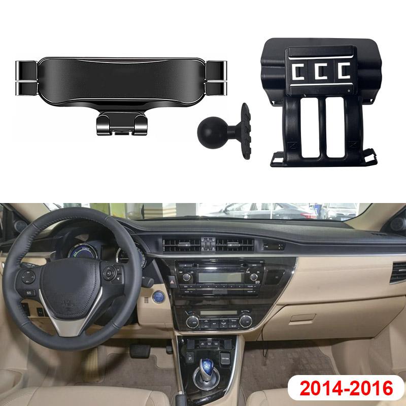 Hivotd Dashboard Car Phone Holder Cover Easy Navigation Interior Decoration Auto Parts Accessories For Toyota Corolla 2008-