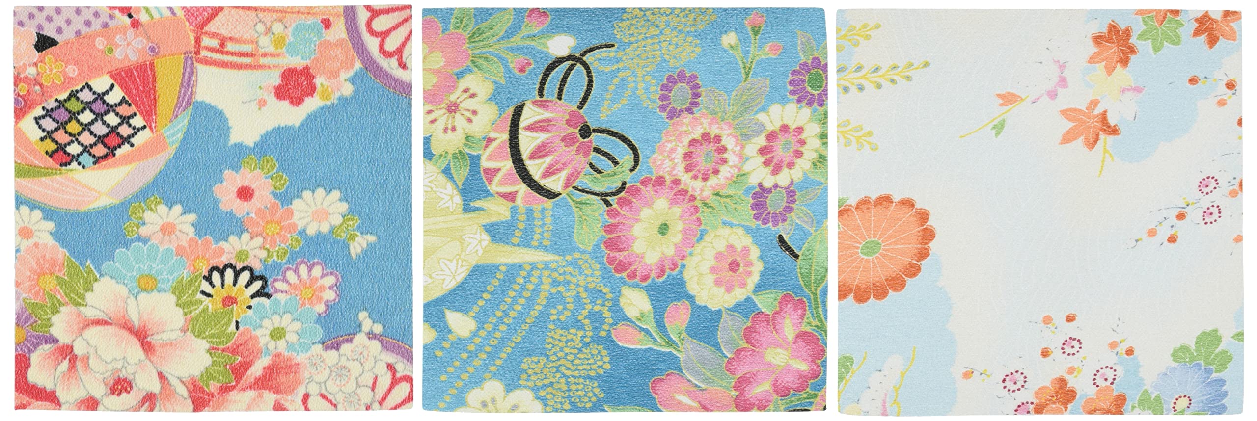 

Nishimura Shoji Chirimen ORIFU приблизно 17см х 3 для рукоділля та виробів ручної роботи (складна тканина), 17см, листи, в коробці,