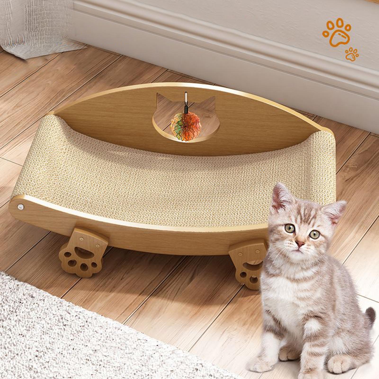 Cat Scratching Board Elevated Cat Bed Scratching Pad Sisal Furniture Protector Puppy Bed Pet Supplies for Small Dogs Kitten S