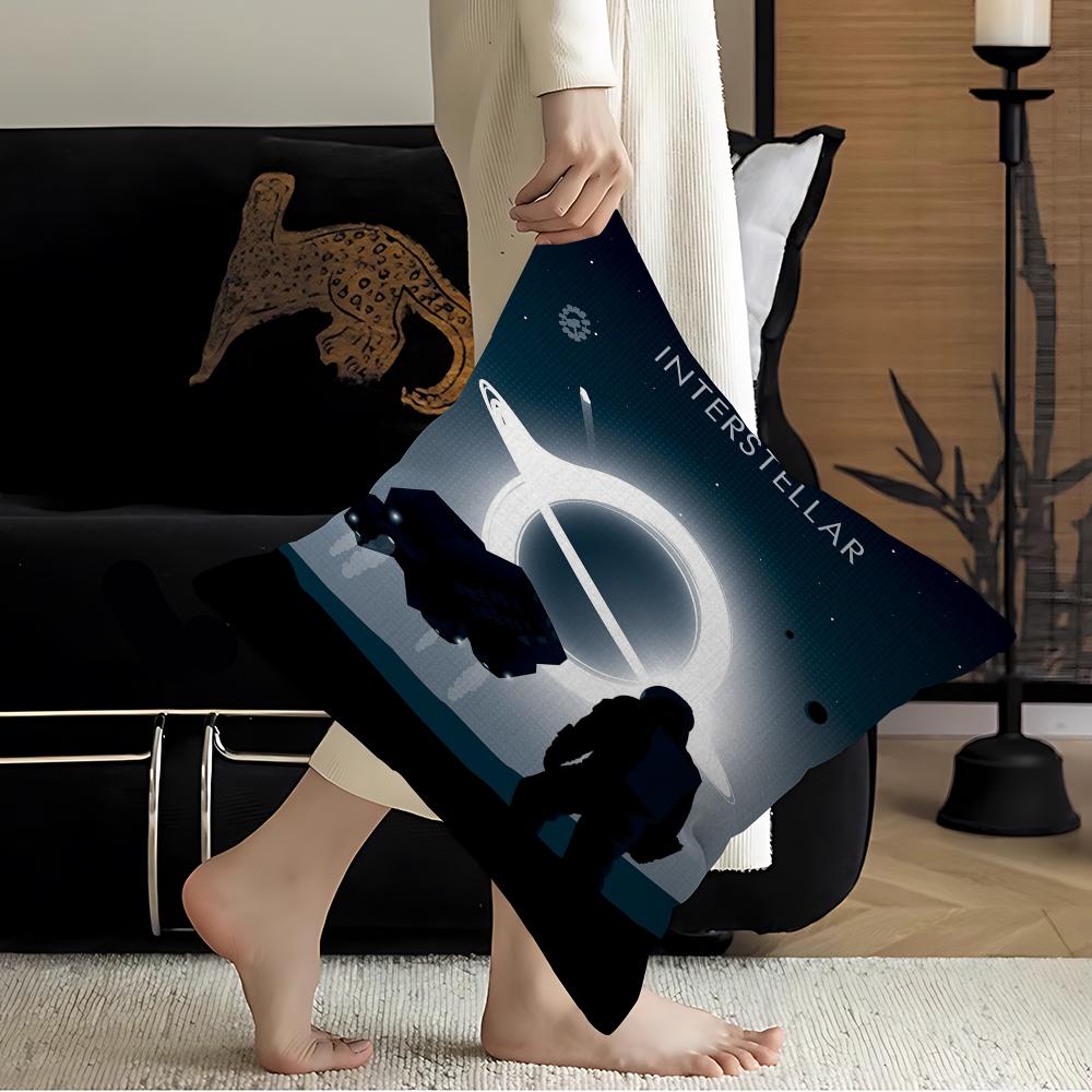 Classic Movie Interstellar Pillow Gift Home Office Decoration Pillow Bedroom Sofa Car Cushion CoverPillow Case
