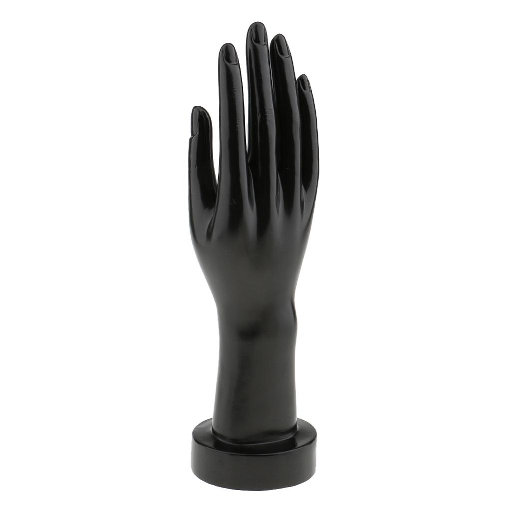 Black Polyethylene Hand Display Mannequin Female Jewelry Hand Model Large Size Mannequin for Store Showcase