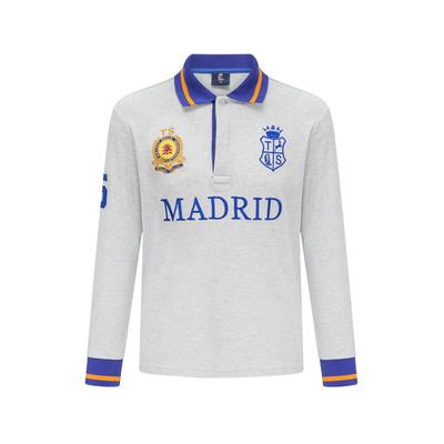 STORN Men's Polo Shirt Madrid Long Sleeve Casual High-end Cotton Embroidery Luxury Stitching Contrast Color Original Design