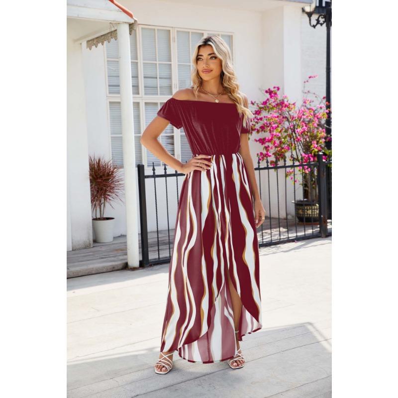 Letní dámské kraťasy s květinovým potiskem a zebřím potiskem, bez ramínek, v pase, s krátkým rukávem