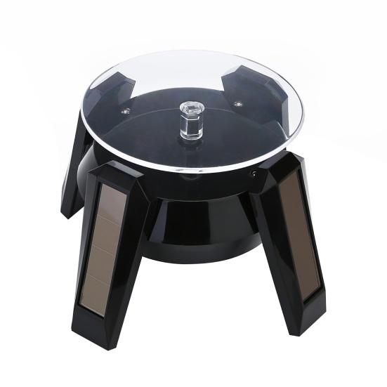 Airship UFO Rotating Display Stand 360 Degrees Solar Dual Use Automatic Turntable for Showcase
