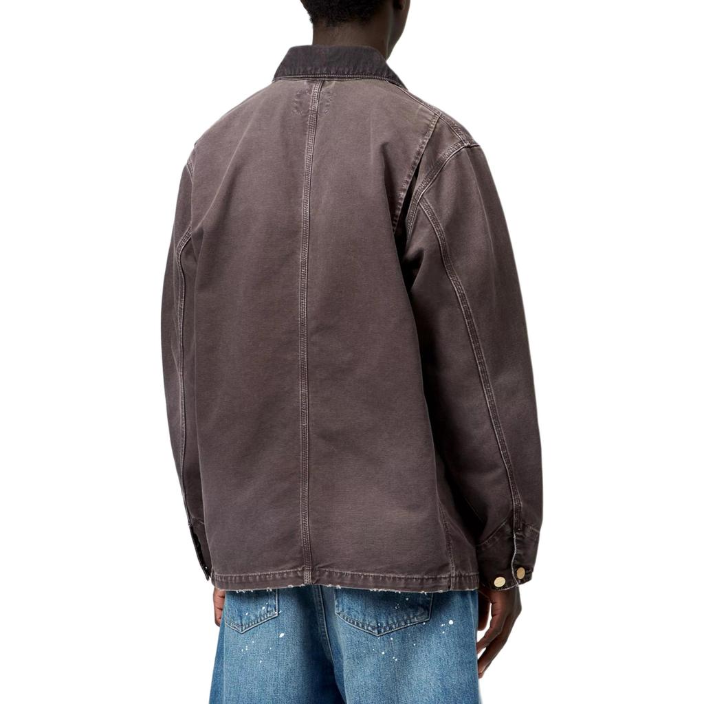 Carhartt WIP SS26 OG Chore Coat Woven Label Square Tag Comfortable Loose Work Jacket Unisex Jacket I035281-3TW-17