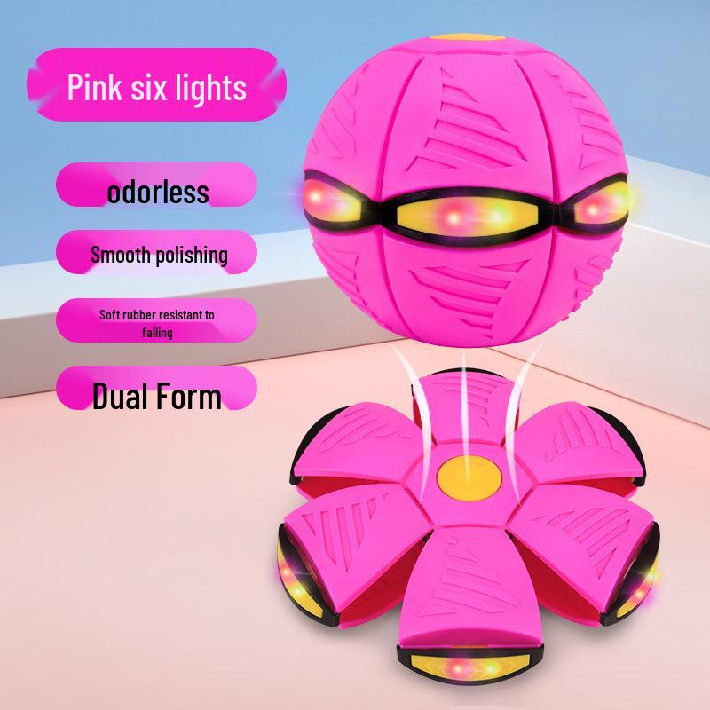 Luminous Elastic Magic Flying Saucer Ball - Children's Outdoor Step-on Toy