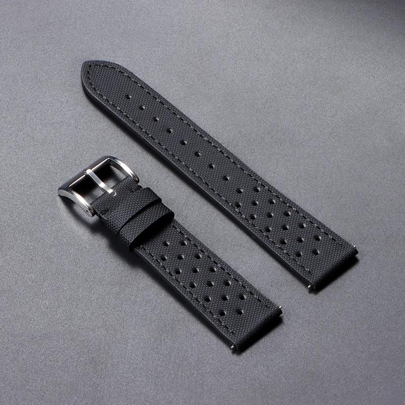 Quality Nylon Sailcloth Watch Strap Waterproof Fabric Watchband Quick Release 18 20mm 22mm Band Wristband Belt Watch Accessories