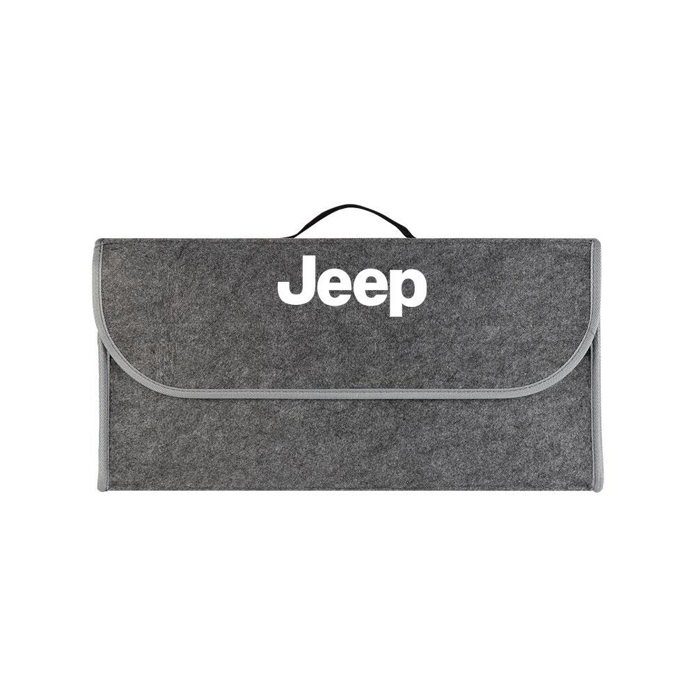 Large Capacity Car Trunk Storage Box Felt Folding Organizer Accessories For Jeep Renegade Compass Grand Cherokee Wk2 Wrangler JK