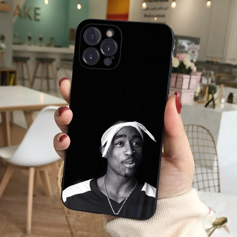 2pac Singer Phone Case For iPhone 15 14 11 12 13 Mini Pro XS Max Cover 6 7 8 Plus X XR SE 2020 Funda Shell