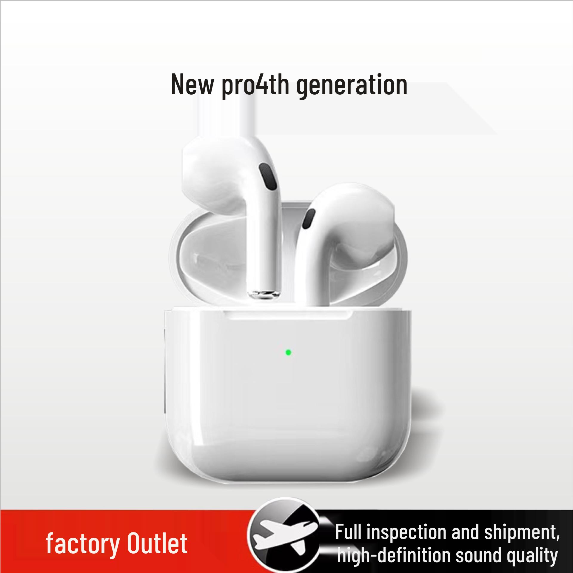 

Беспроводные Bluetooth-наушники Huaqiangbei Pro4 со сверхдолгим временем работы от аккумулятора - TWS 2-го, 3-го, 4-го, 7-го поколения Second Generation