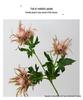 Eryngium 3-Head Artificial Flower for Wedding Decor and Home Arrangements