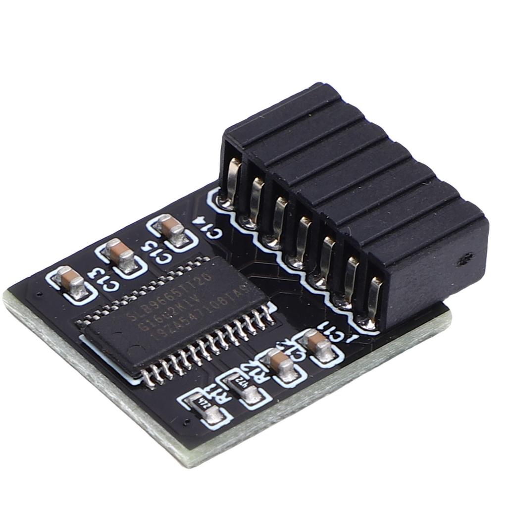 TPM 2.0 Module, Support SPI LPC  , 14Pin SPI Encryption Security Module, Compatible with  590, H570,  70 and More