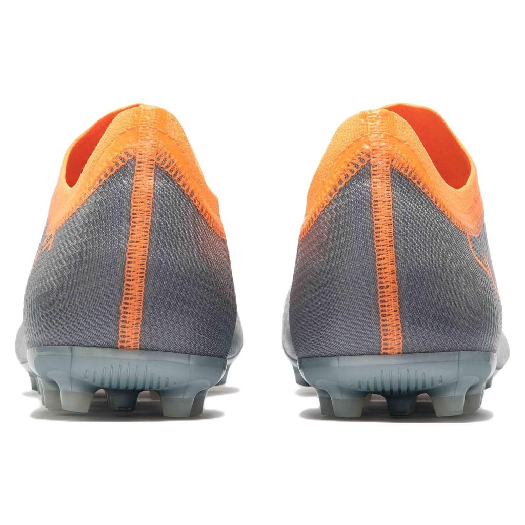 Puma Ultra 2.4 Round Toe Comfortable Low Top MG (Rubber Short Studs) Artificial Turf Soccer Shoes Men soccer shoes Gray Orange 106725-01