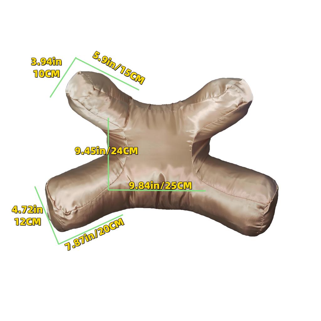 Beauty Pillow Ergonomic Portable Side Sleeping Pillow Comfortable Anti Wrinkle Face Pillow Cervical Neck Beauty Pillow