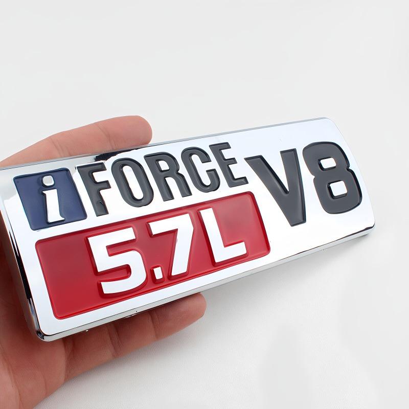 TUNDRA IFORCE 5.7L V8 sticker car logo TRD pickup truck logo