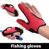 1 Pair Breathable and Skidproof Fishing Enthusiasts 2 Finger Gloves Comfortable Fisherman Gloves with 2 Finger Designs