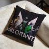 Hot VValoranted Cushion Cover Soft Decorative Pillow Case Suitable for Bedroom Sofa Car Travel Use