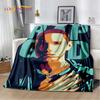 Hip Hop Art Rapper Legend Star Soft Plush Blanket,Flannel Blanket Throw Blanket for Living Room Bedroom Bed Sofa Picnic Cover 3D