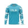 Mens UPF 50 Quick-Dry Fishing Shirt With Hood Long Sleeve Breathable Outdoor T-Shirt Angling Wear