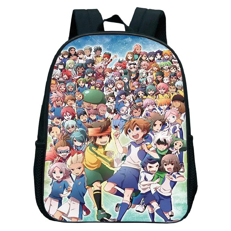 Inazuma Eleven Go School Bags Toddler Boy Lightweight Kindergarten Backpack Kids Girls Orthopedic School Bags Anime Mochila Gift
