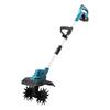 New Lithium Battery Micro Tiller: Four-Blade Soil Loosener for Home Gardening