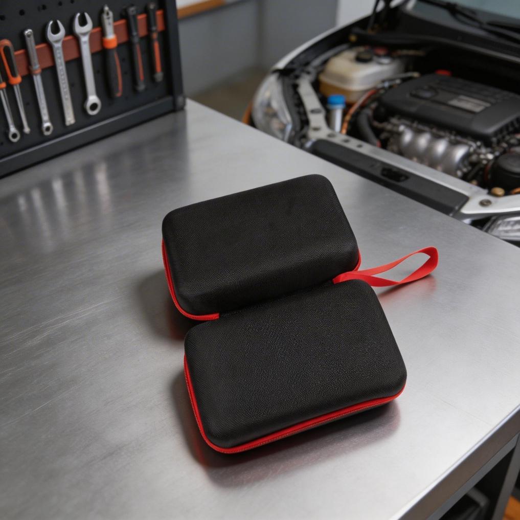 EVA materiál Úložný box pro OBD v autě Ruční pouzdro pro OBD