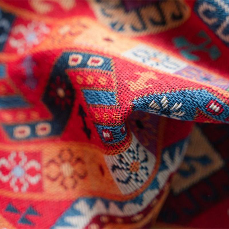 Tende Festive Haute Maison - Edizione Limitata Jacquard Cremisi con Orlo Ponderato per Cucine Stellate Michelin e Finestre a Baia a Cubo di Vetro