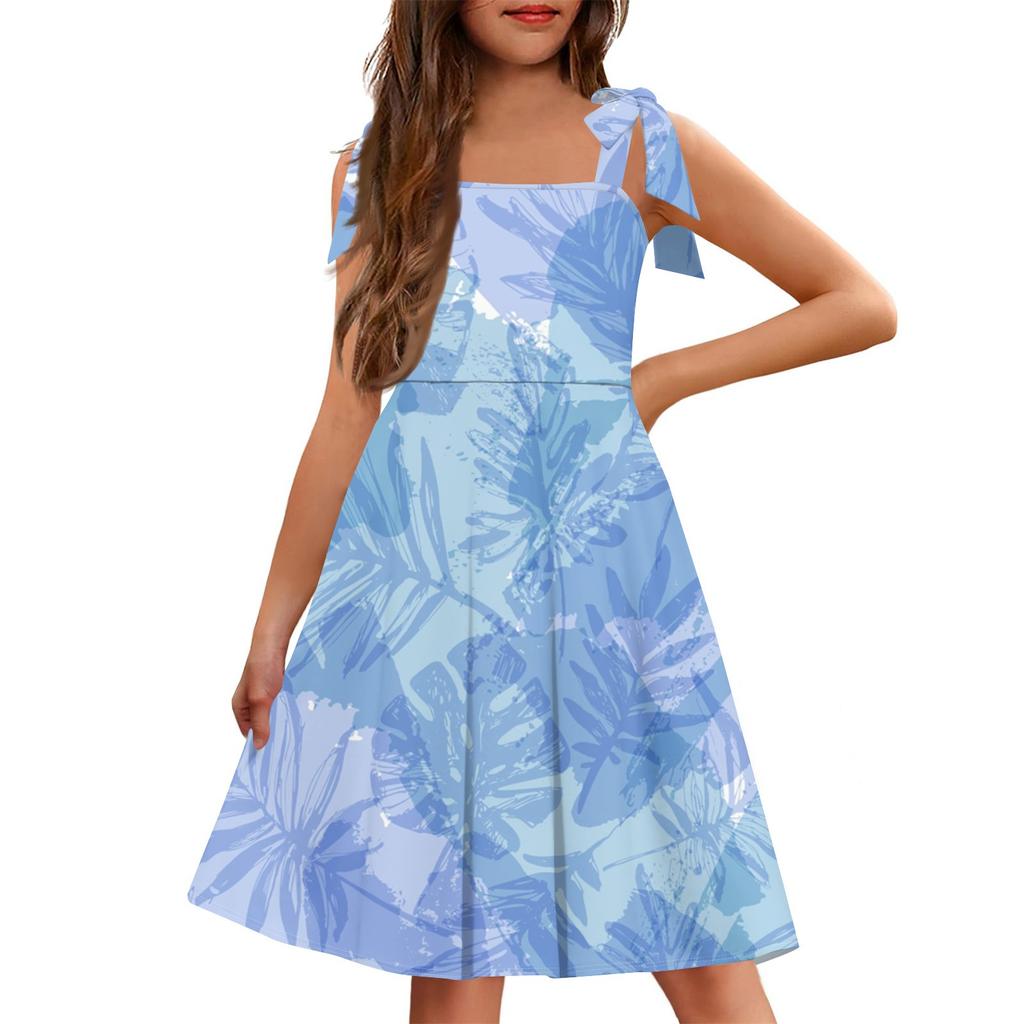 Salopetă pentru copii, fără manșete, cu guler batistă, stil casual, imprimeu hawaian