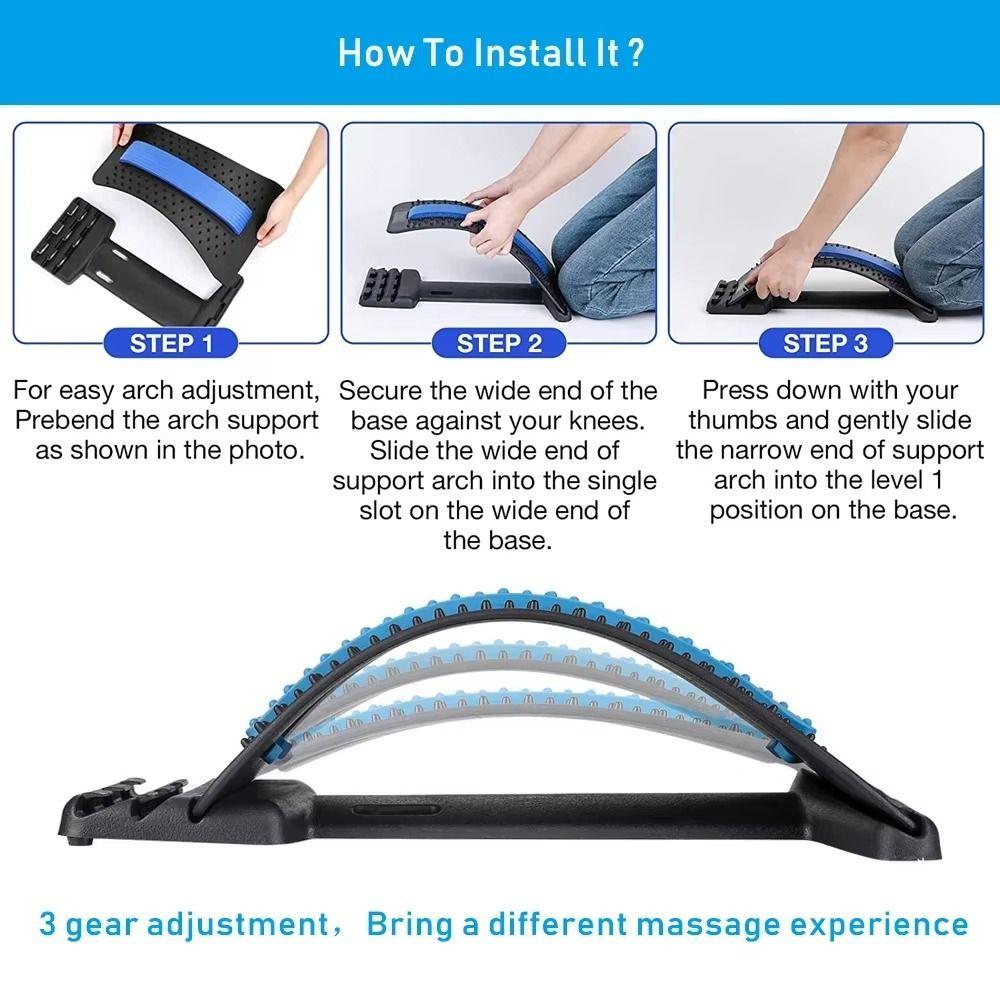 Lumbar Vertebrae Support Lumbar Back Soothing Device Lumbar Stretching Device  Yoga Fitness