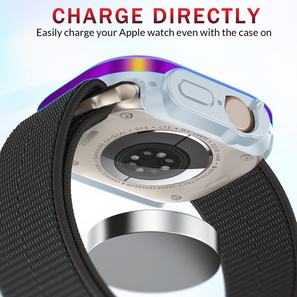 Metal Case For Apple Watch Ultra 3 49mm Accessories Protector TPU Bumper Tempered for iWatch Series11 10 9 8 7 6 Se 46mm 45mm 41mm 44mm 40mm Cover