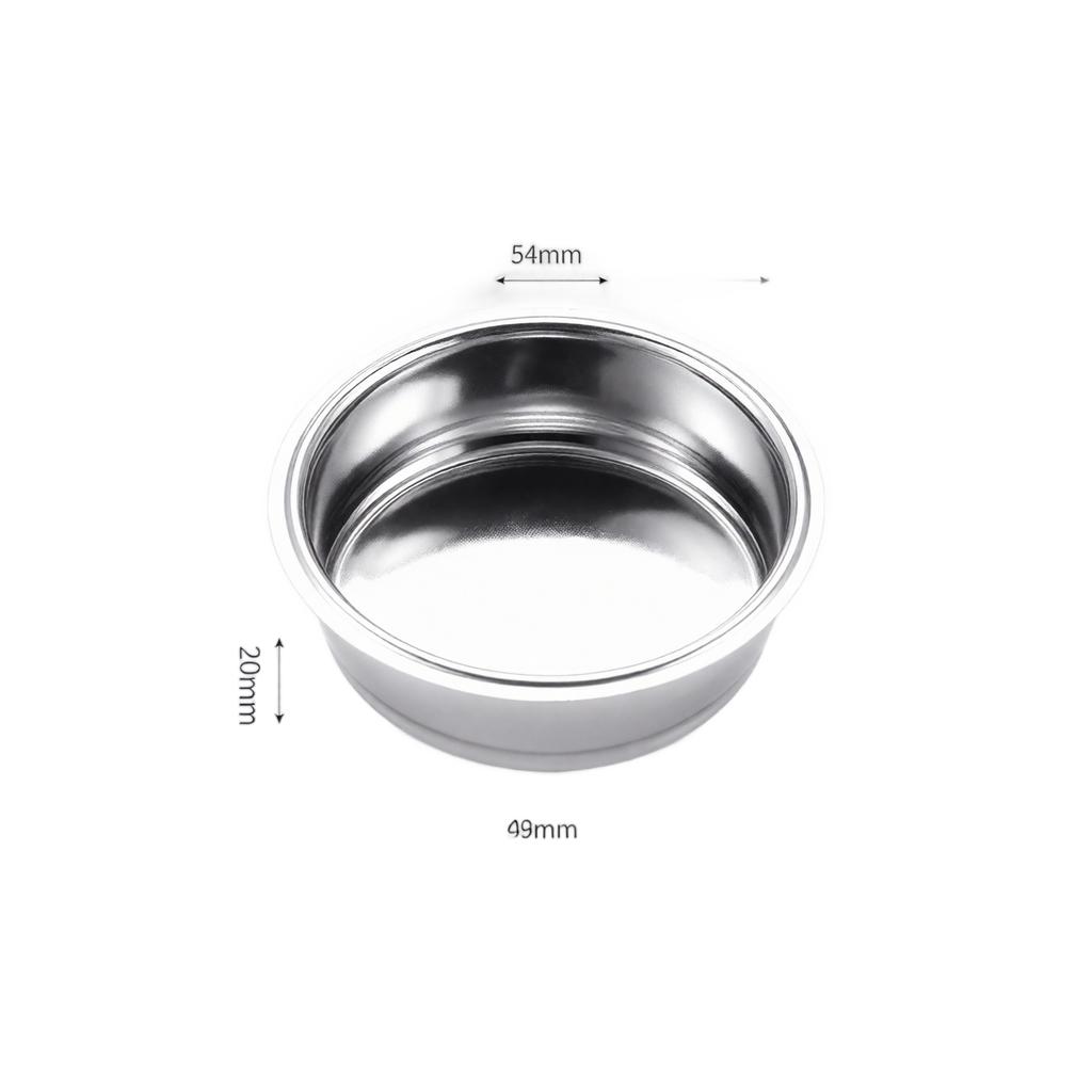 Creative Coffee Portafilter Basket Stainless with Filter for Machines