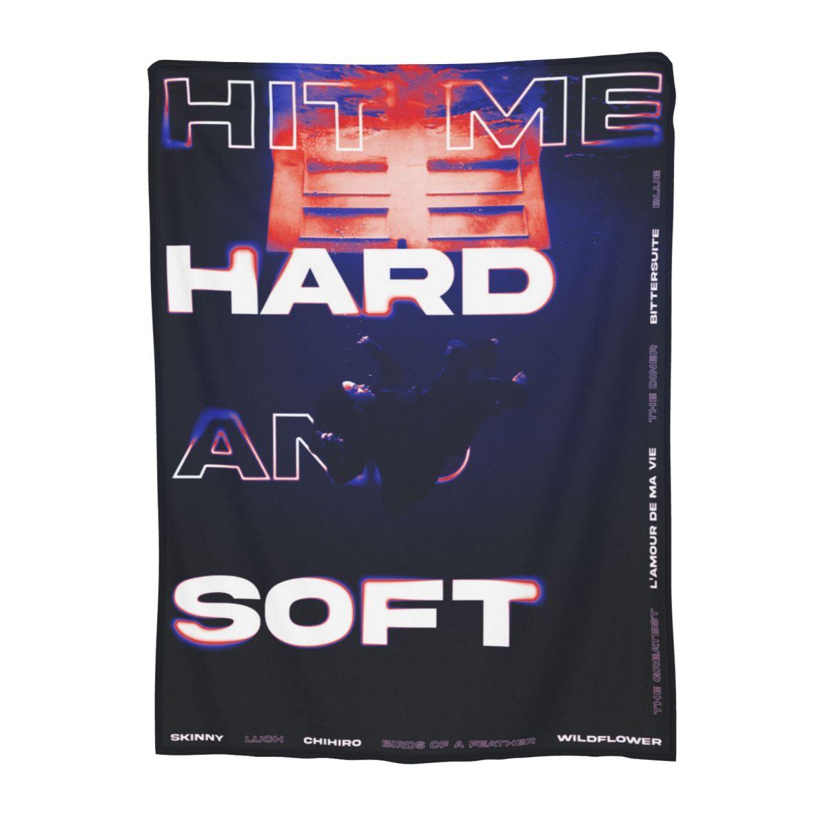 

Hit Me Hard And Soft Плед з мерчем Біллі Флісовий плед для ліжка Затишний Суперм який для машини Ковдра 30x40in