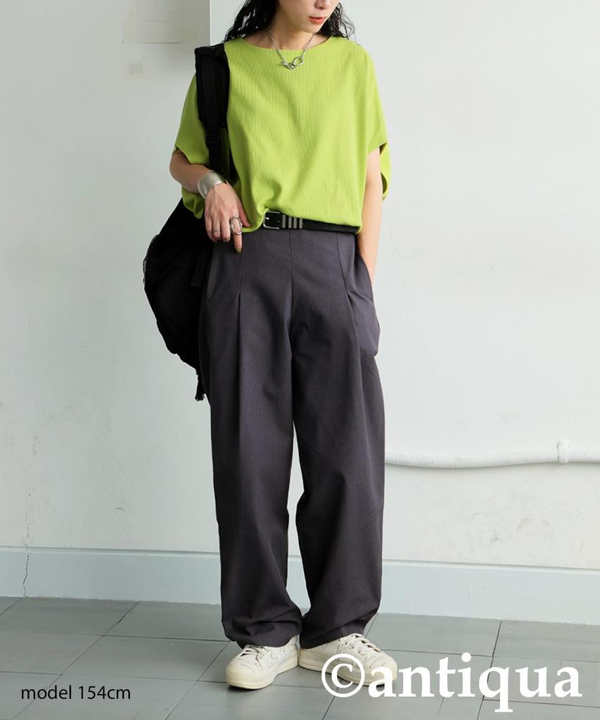 Antiqua Women's Boat Neck Short Sleeve Shirt (NA-00485), One Size, 46, Lime