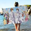Classic Mecha Anime C-Code G-Geass Microfiber Beach Towel Absorbent Quick dry Soft Yoga Swimming Resort Mountain Climbing Towel