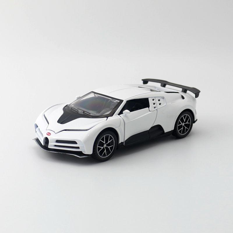 Modèle de Voiture Jouet Bugatti Centodieci en Alliage Échelle 132 Inertielle Portes Ouvrantes Jouet pour Enfants en Vrac