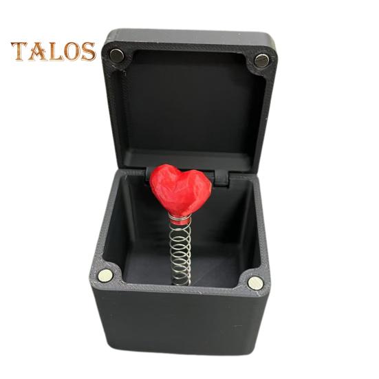 

Подарочная коробка с розами на День святого Валентина, весенний лопающийся красный цветок, любовь, сердце в футляре, украшение для рабочего стола, дразнящая пара, семья, друзья, хитрый реквизит, шутливый подарок Love Heart