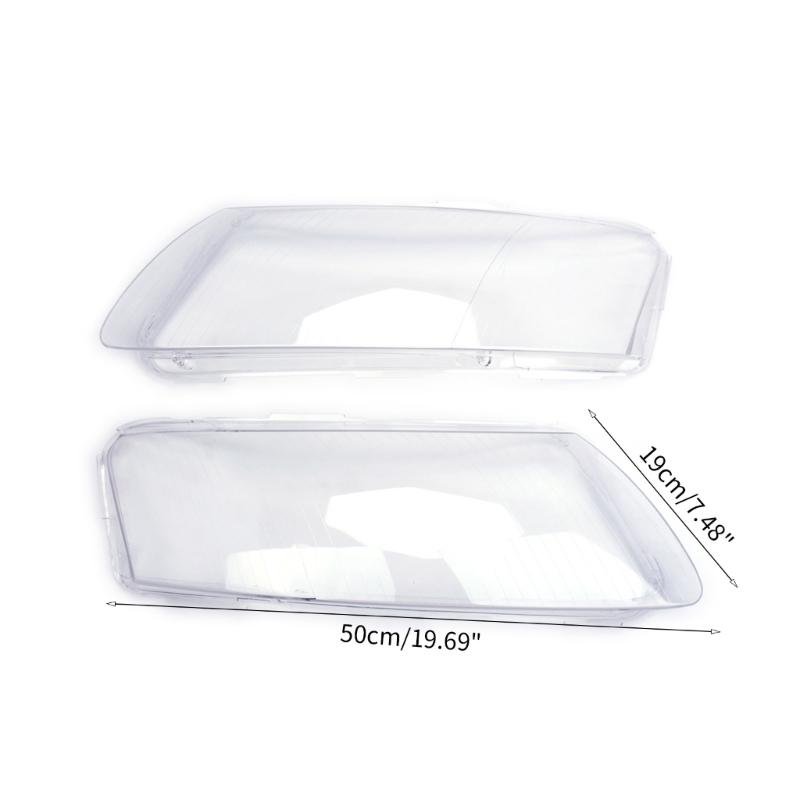 Right / Left Side Car Headlight Lens Cover Headlamp Shade Shell Plastic Cover For A6 C6 2006-2011